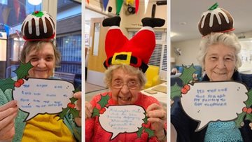 Holme Lea Residents talk Christmas past and present